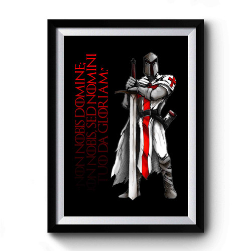 Knights Templar Crusader Teutonic Creed 1 Premium Poster