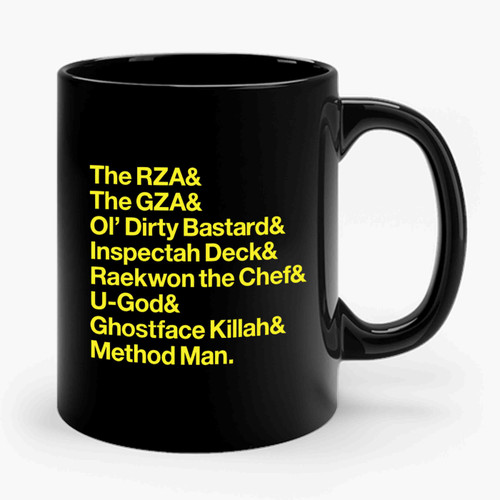 Wu-Tang In Helvetica 3 Ceramic Mug