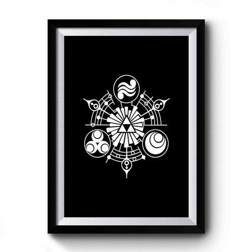 Legend Of Zelda Gate Of Time Nintendo Hyrule Kingdom Nintendo 2 Premium Poster