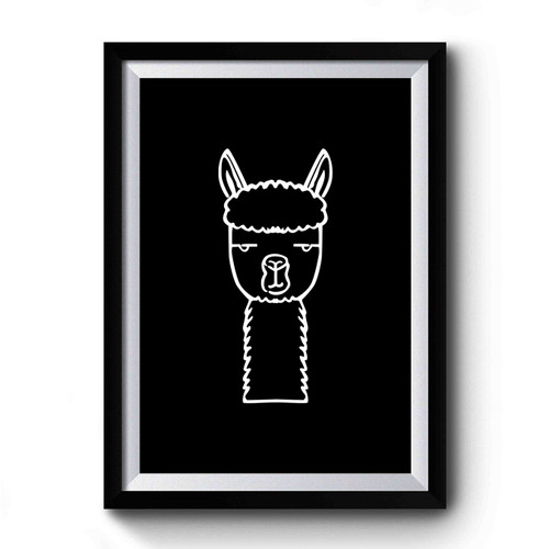Llama For The Llama Lover In You Or Your Friend This Llama's A Sassy Girl Premium Poster