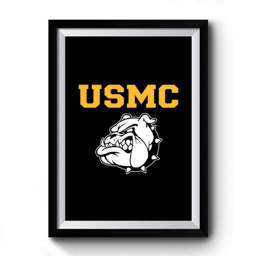 Marine Proud Mom Gameday Fan Premium Poster