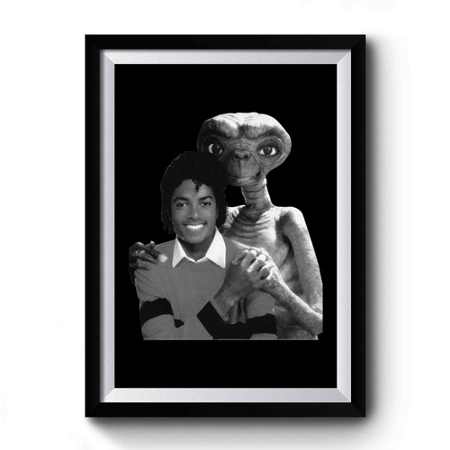 Michael Jackson ET the EXTRA TERRESTRIAL Premium Poster