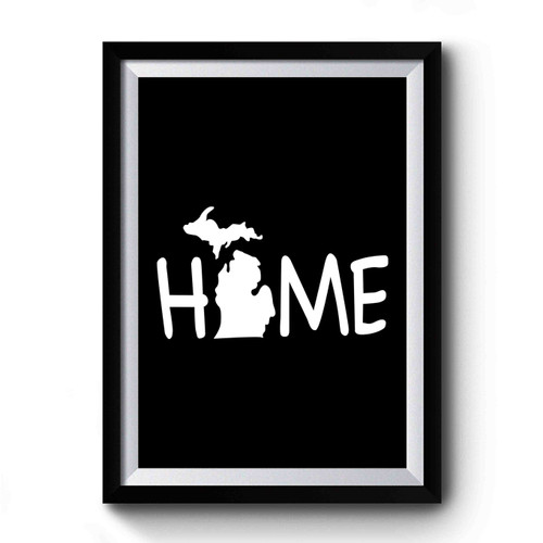 Michigan Home Pride Mitten State Premium Poster