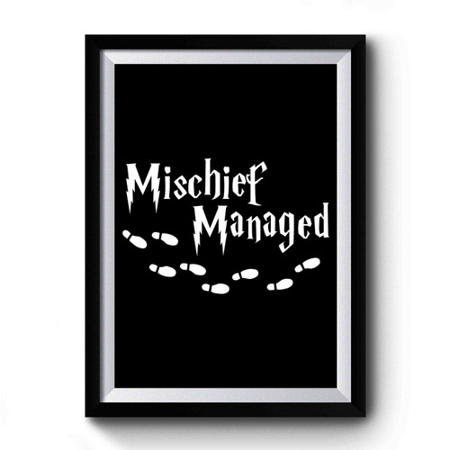 Mischief Managed Solemnly Swear Map Harry Potter Premium Poster