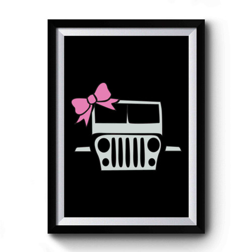 Monogramed Jeep Premium Poster
