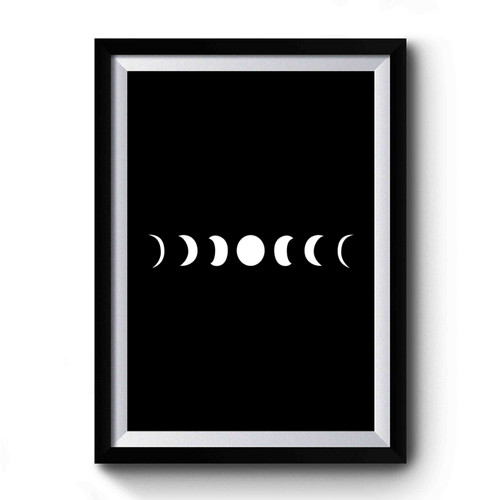 Moon Phase Printed Premium Poster