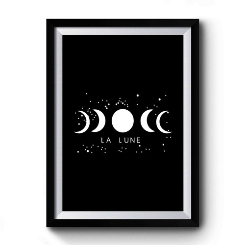 Moon Phases Hipster Modern La Lune Hipster Premium Poster