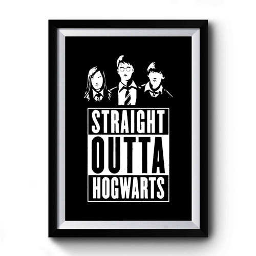 New Straight Outta Hogwarts Funny Compton Potter Wizard Premium Poster