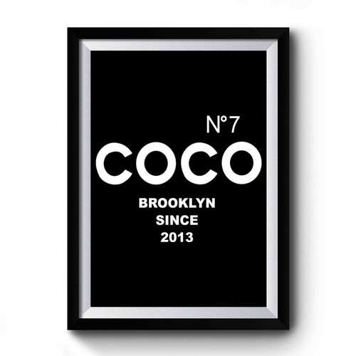No7 CoCo Brooklyn Inspired Logo Parody Premium Poster
