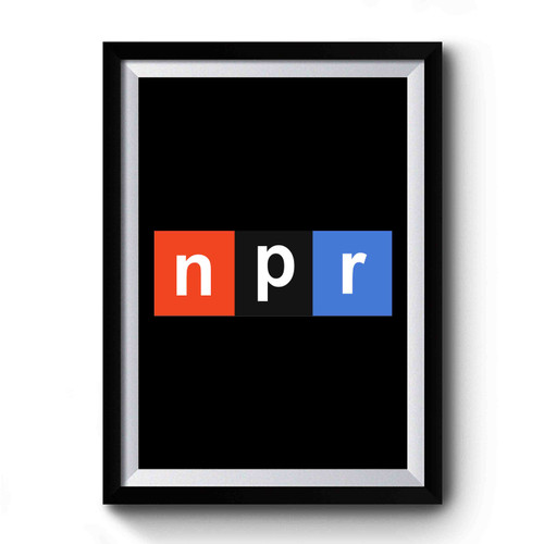 NPR Logo Symbol National Public Radio Premium Poster
