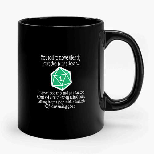 You Reach Out To Push The Orc Off The Bridge Dungeons And Dragons Ceramic Mug