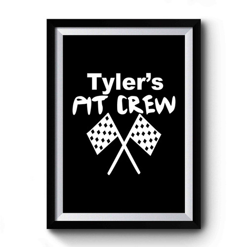 Racing Pit Crew Race Team Race Car Race Car Driver Theme Halloween Personalized Name Premium Poster
