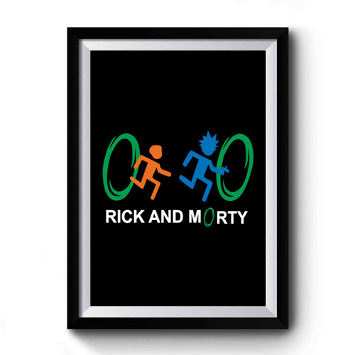 Rick And Morty Portal Meeseeks Box Blips And Chitz Get Schwifty Rick And Morty Multiverse Squanchtendo Premium Poster