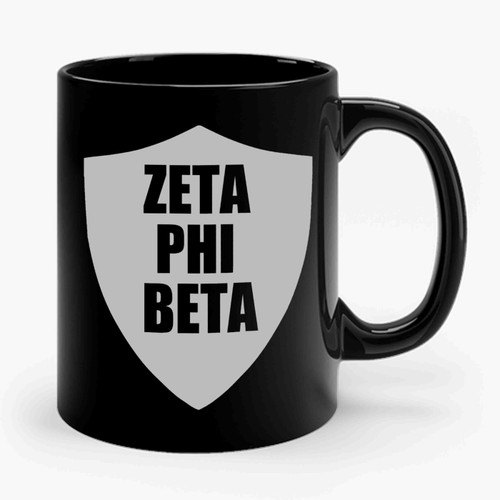 Zeta Phi Beta Crest Ceramic Mug