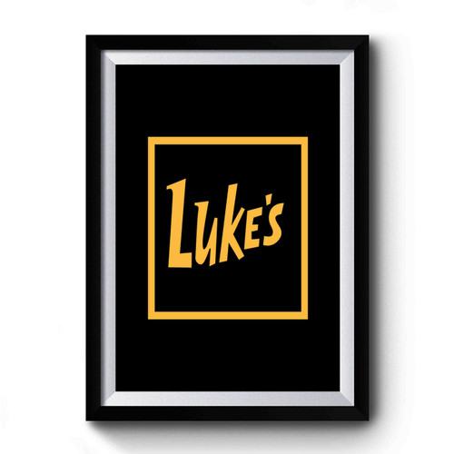 See You at Luke's Diner Stars Hollow Gilmore Girls Square Premium Poster
