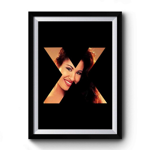 Selena Quintanilla Anything For Selena Reina De La Cumbia X Graphic Color Premium Poster