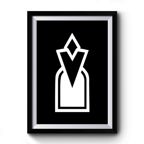 Skyrim Inspired Quest Marker Dragons Gaming Swords Elder Scrolls Online Gaming Gamer Premium Poster