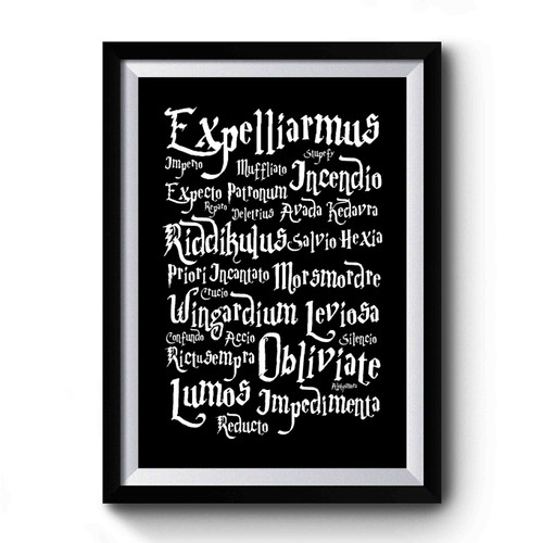 Spell Magic Expelliarmus Harry Potter Premium Poster