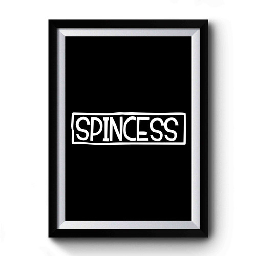 Spincess Symbol Motivation Workout Gym Exercise Premium Poster