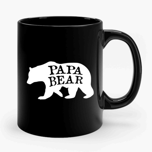 Papa Bear Father's Day Dad Daddy Gift Present Ceramic Mug