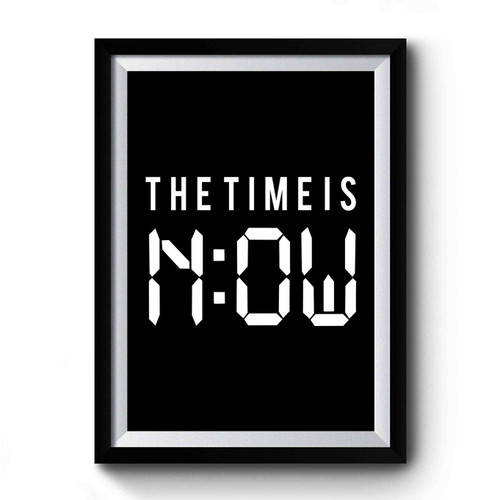 The Time Is Now P Diddy Bad Boy New York Brooklyn Street Hype Urban 90s Rap Hip Hop Music Premium Poster