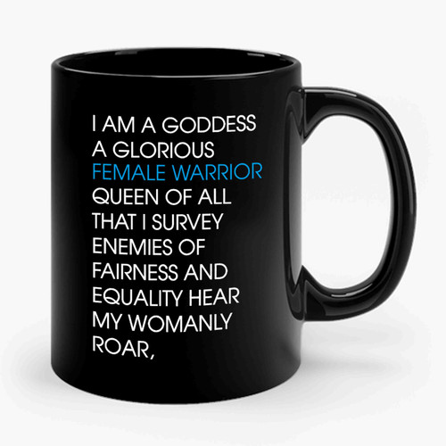 Pawnee Goddess Parks & Rec Leslie Knope Humor Tv Ceramic Mug