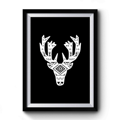 Unique Holiday Reindeer Premium Poster