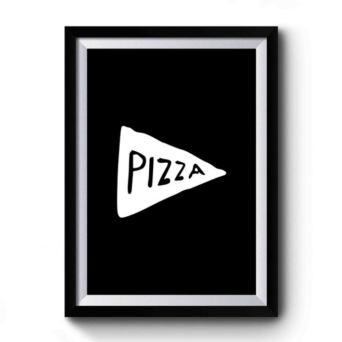Vneck Pizza Funny Gift And Graph Premium Poster