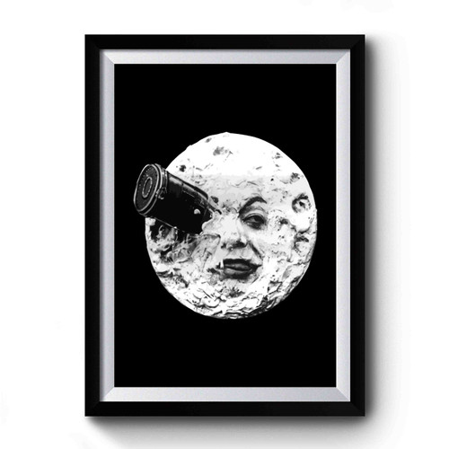 A Trip To The Moon Vintage Premium Poster