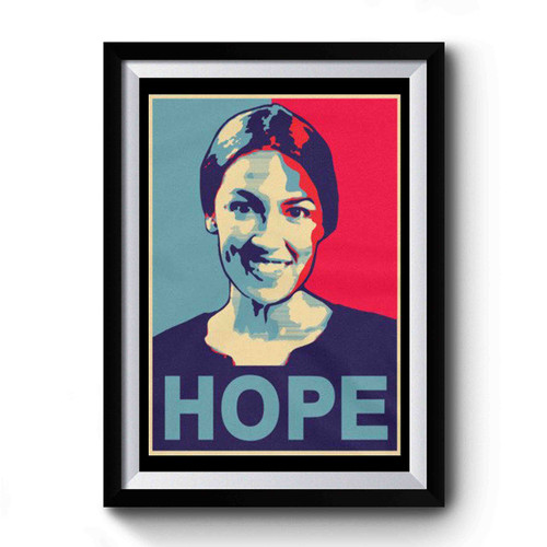 Alexandria Ocasio Cortez Art Vintage Premium Poster