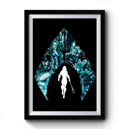 Aquaman Retro Premium Poster