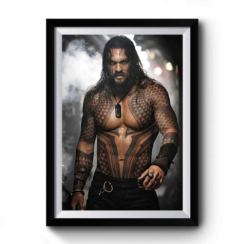 Aquaman Jason Momoa Vintage Retro Premium Poster