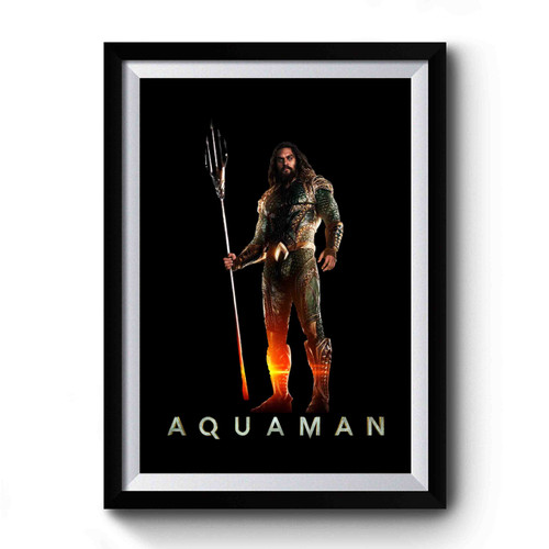 Aquaman Justice League Poster Art Simple Premium Poster