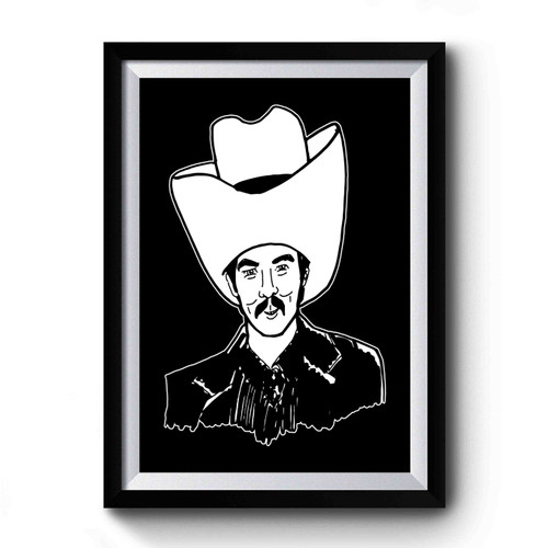 Autographed Turd Ferguson Vintage Retro Premium Poster