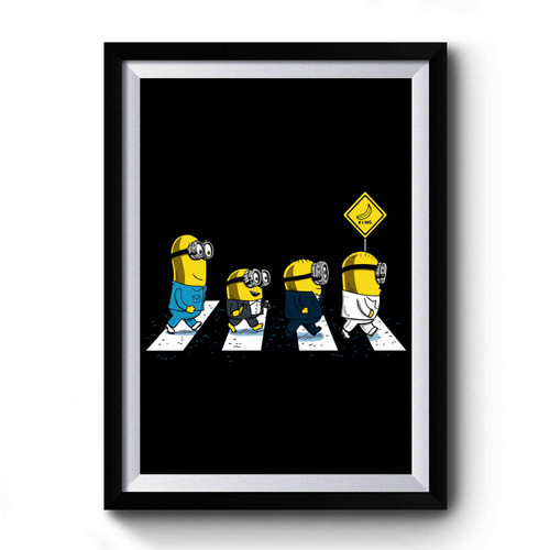 Banana Road Art Vintage Simple Premium Poster