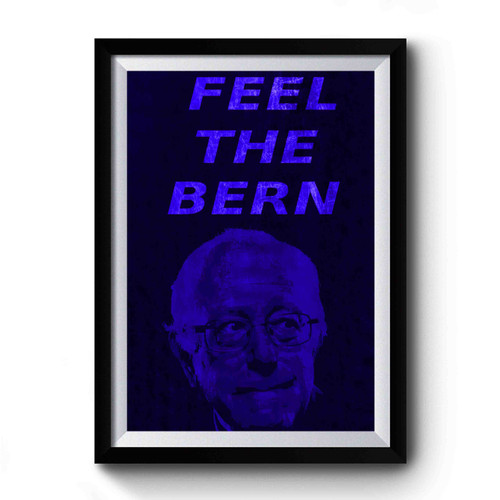Bernie Sanders Feel The Bern Retro Premium Poster