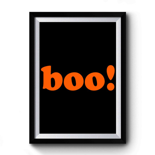 Boo Halloween Retro Vintage Premium Poster