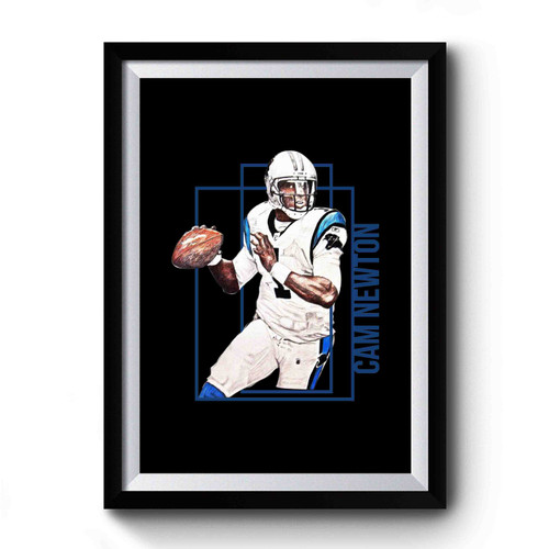 CAM NEWTON Simple Design Premium Poster