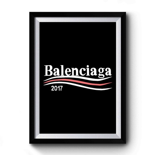 Campaign Homme Balenciaga Art Vintage Simple Premium Poster