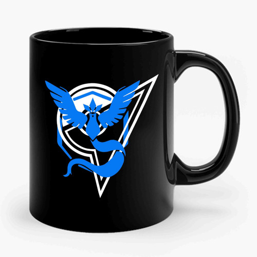 Pokemon Go Team Mystic Badge Ceramic Mug