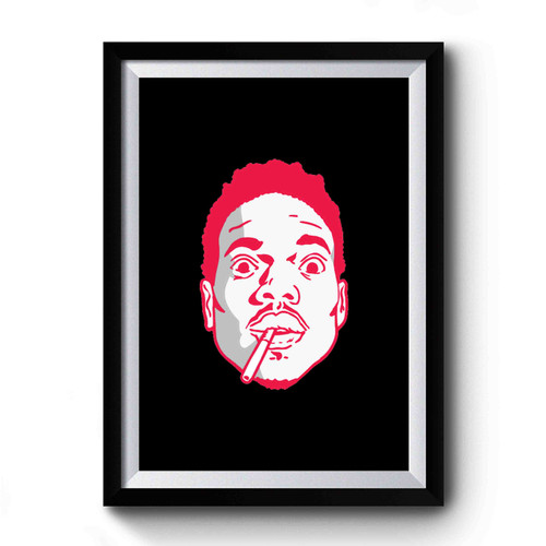 Chance The Rapper Art Vintage Simple Premium Poster