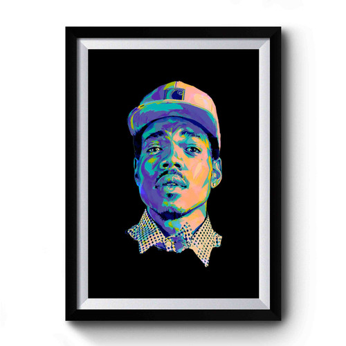 Chance The Rapper 1 Simple Design Premium Poster