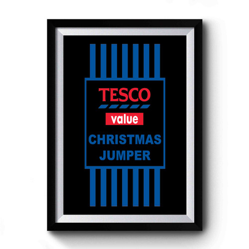 Christmas Jumper Funny Tesco Value Art Funny Premium Poster