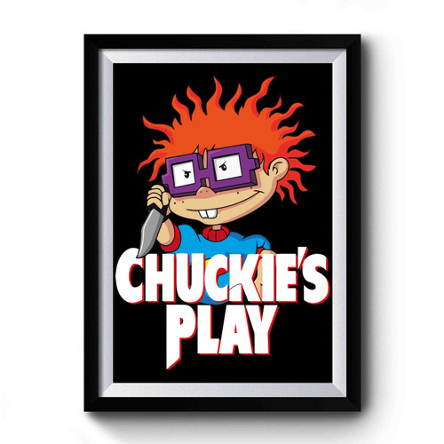 Chuckies Play Retro Premium Poster