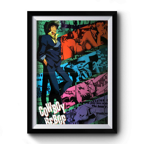 Cowboy Bebop Anime Vintage Premium Poster