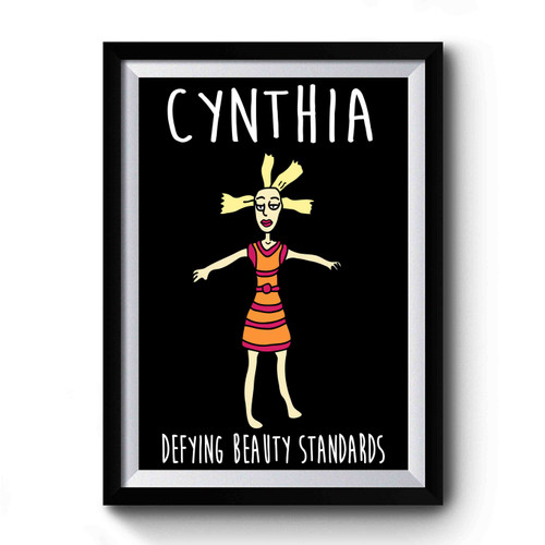 Cynthia Rugrats Defying Beauty Standards Retro Premium Poster