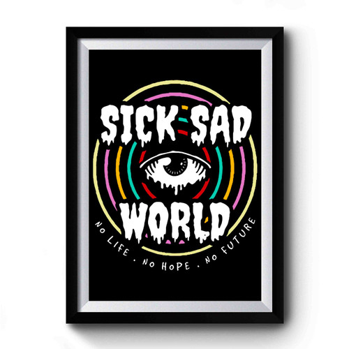 daria sick sad world Retro Premium Poster