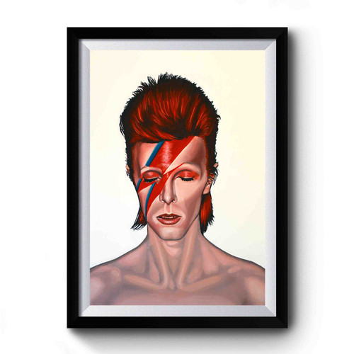 David Bowie Aladdin Sane Vintage Art Simple Premium Poster