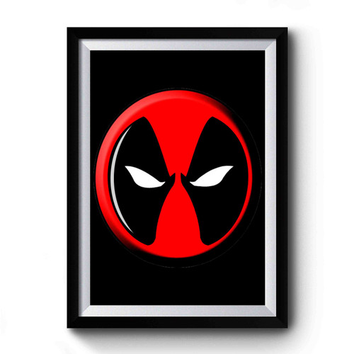 Deadpool Face Logo Art Vintage Premium Poster