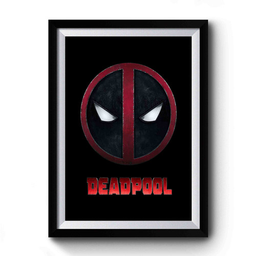 Deadpool Face Logo Vintage Art Premium Poster